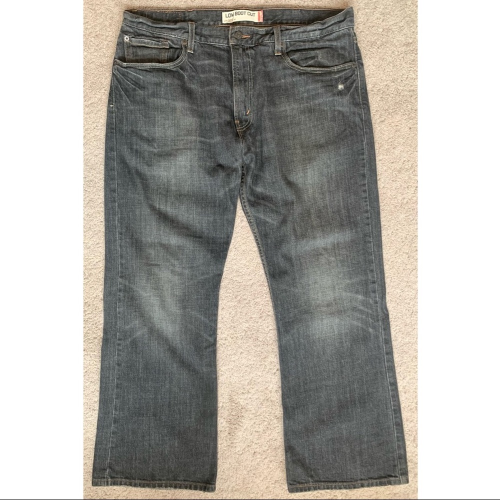 Levi’s dark grey jeans boot cut W38 L30